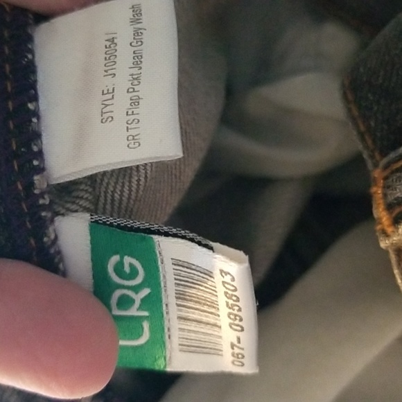 💜VINTAGE💜 Lrgeans GR TS FLAP POCKET Jean's Grey Wash last available - Picture 10 of 10